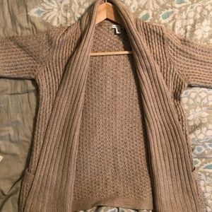 Medium, Women's,Tan, Banana Republic Knit Cardigan